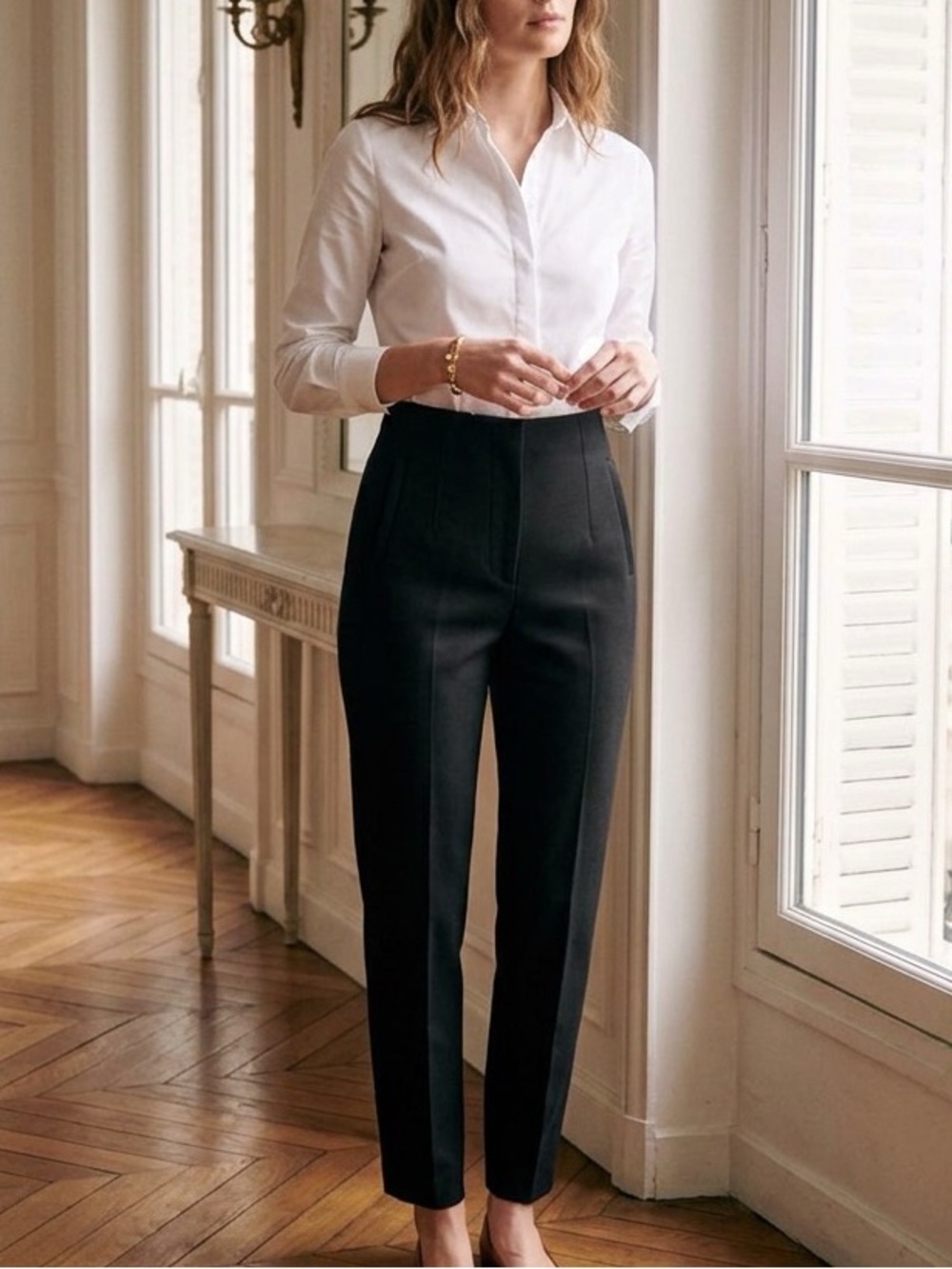 Judith & Charles Classic Black pants Size 4